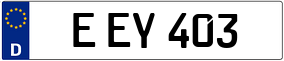 Truck License Plate